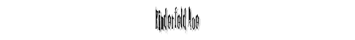 Kinderfeld AOE font